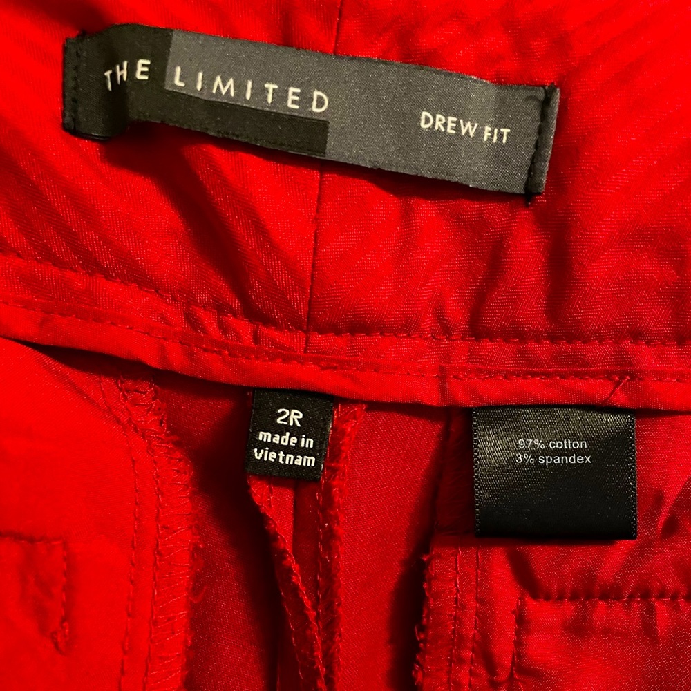 Red The Limited dress pants. Size 2